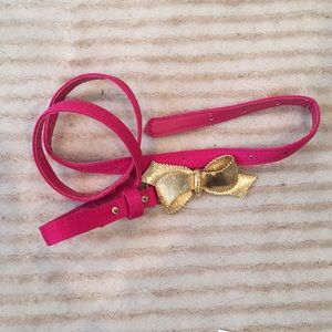 Lilly Pulitzer Pink Bow Belt